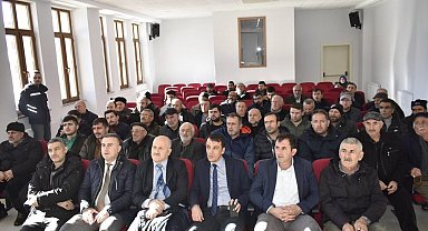 Bayburt'ta üreticiler yatırımlar konusunda bilgilendirildi