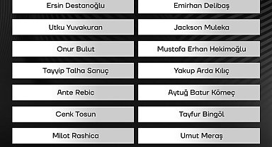 Beşiktaş'ta, Çaykur Rizespor maçı kamp kadrosu belli oldu