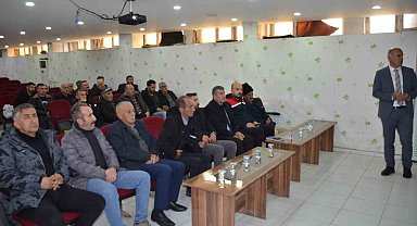 Beytüşşebap'ta yüzde 50 hibeli devlet projeleri çiftçilere anlatılıyor