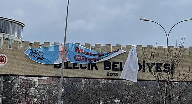 Bilecik Belediyesinden 'pankart' açıklaması