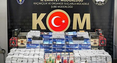 Bilecik'te 'SİS-2' operasyonunda çok miktarda tütün ve tütün mamulü ele geçirildi