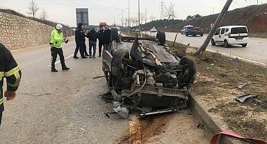 Bilecik'te 5 aracın karıştığı zincirleme kazada 1 kişi yaralandı