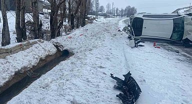 Bingöl'de kaza: 1 yaralı