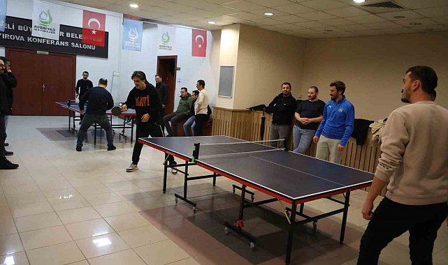 Birimler arası masa tenisi turnuvası kıyasıya mücadele ile sürüyor