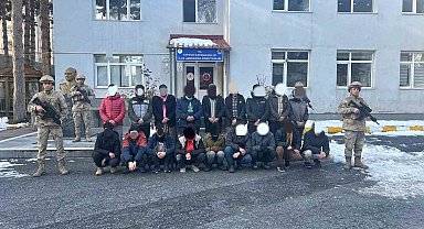 Bitlis'te 18 kaçak göçmen yakalandı