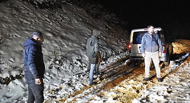 Bitlis'te mahsur kalan 10 kişi İl Özel İdare tarafından kurtarıldı