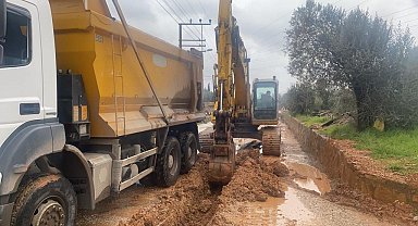 Bodrum Belediyesi, Kızılağaç yolunda çalışma başlattı