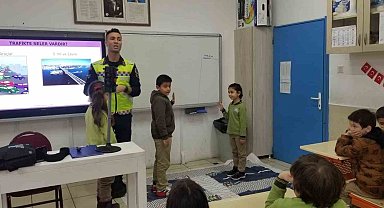 Bodrum'da binlerce öğrenciye uygulamalı trafik eğitimi verildi