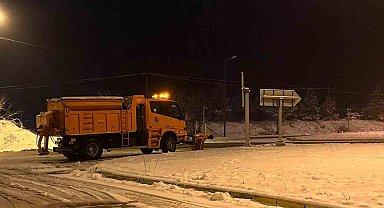 Bolu Dağı'nda kar yağışı etkili olmaya başladı