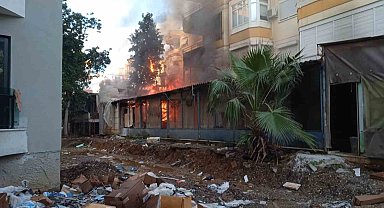 Boş restoranda yangın çıktı, mahalleli isyan etti