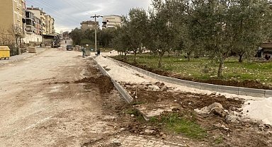 Bozulan alt yapı ve yollar yeniden yapılıyor