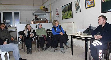 Bozüyük'te vatmanlara yangın eğitimi