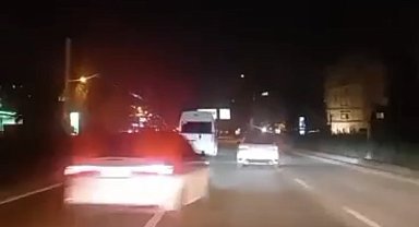 Bu görüntüler filmden değil...5 araç böyle yarıştı