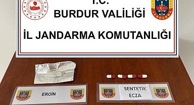 Burdur'da uyuşturucu operasyonlarında 2 kişiye adli işlem yapıldı