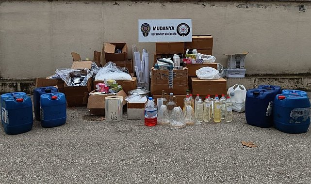 Bursa'da 1 milyon TL değerinde kaçak likit ele geçirildi