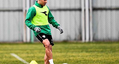 Bursaspor antrenmanda taktik çalıştı