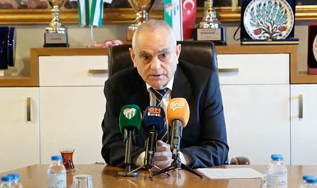 Bursaspor Başkanı Recep Günay: "120 milyon TL faiz ödüyoruz"