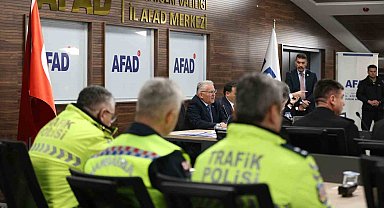 Büyükkılıç, Vali Çiçek başkanlığında İl Afet ve Acil Durum Koordinasyon Toplantısı'na katıldı