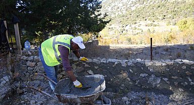 Büyükşehir Belediyesi'nden Akseki'ye gasilhane ve mezarlık hizmeti