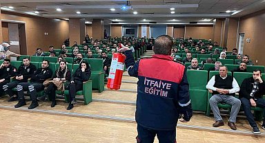 Büyükşehir itfaiyesinden "risk alma, önlem al" semineri