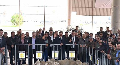Büyükşehir, Kepsut'ta damızlıkları üreticiyle buluşturdu
