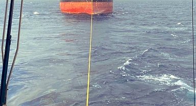 Çanakkale Boğaz'ında makine arızası yapan tanker kurtarıldı