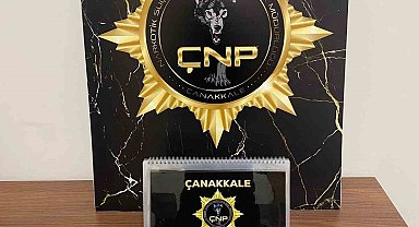 Çanakkale'de piyasa değeri 2.4 milyon TL olduğu değerlendirilen sentetik kannabinoid ham maddesi ele geçirildi