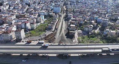 Canik'te yeni bulvar yolu çalışmaları hızla sürüyor