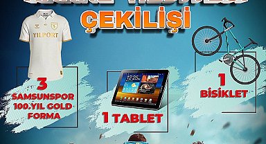 Canik'ten öğrencilere çekilişle hediye