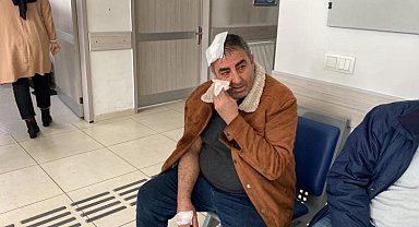 Çatıdan üzerine buz kütlesi düşen şahıs yaralandı