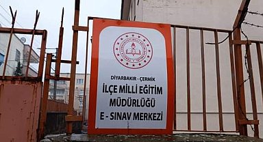 Çermik'te E-sınav merkezi hizmet vermeye başladı