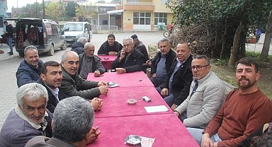 CHP Bozdoğan Belediye Başkan Adayı Özel Kavaklı Mahallesi'nde vatandaşlarla buluştu