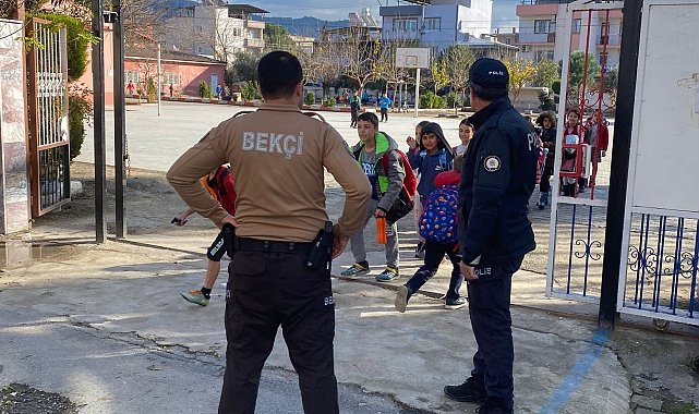 Çine'de okul önleri polisle güvenli