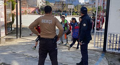 Çine'de okul önleri polisle güvenli
