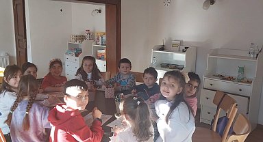 Çocuklar hem eğleniyor hem öğreniyor