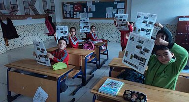 Çocuklar kendi okul gazetelerini çıkardı