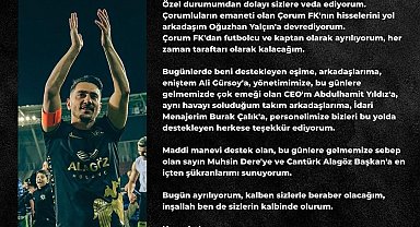 Çorum FK sahibi ve oyuncusu Murat Yıldırım, futbolu bırakarak hisselerini devretti