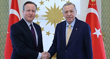 Cumhurbaşkanı Erdoğan, Birleşik Krallık Dışişleri Bakanı Cameron'u kabul etti