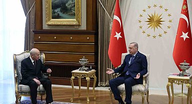Cumhurbaşkanı Erdoğan, MHP Genel Başkanı Bahçeli ile görüştü