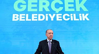 Cumhurbaşkanı Erdoğan: "Şehirlerimizi algı belediyeciliğinden kurtarıp gerçek belediyecilikle buluşturmak için var gücümüzle çalışıyoruz"