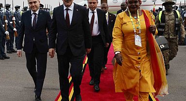 Cumhurbaşkanı Yardımcısı Yılmaz, Uganda'da