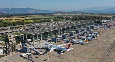 Dalaman Havalimanı'ndan 2023 yılında 5 milyon 247 bin 488 kişi uçtu