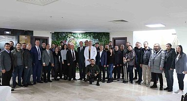 Denizli Tekden Hastanesi'nden gazetecilere check up jesti
