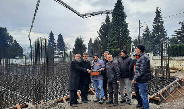 Deprem sonrası yıkılan İstilli Camisinin temeli atıldı