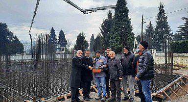 Deprem sonrası yıkılan İstilli Camisinin temeli atıldı