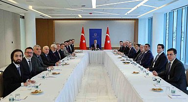 Dışişleri Bakanı Fidan, Türk-Amerikan Ulusal Yönlendirme Komitesi heyetini kabul etti