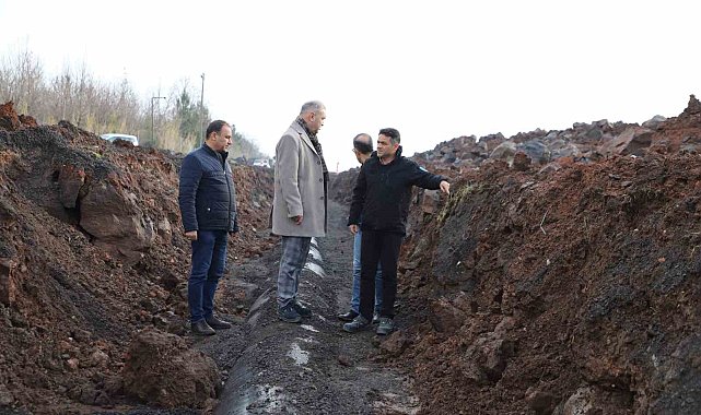 Diyarbakır'da deprem konutları içme suyu projesinde çalışmalar sürüyor