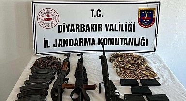 Diyarbakır'da jandarmadan ruhsatsız silah operasyonu: 2 tutuklama