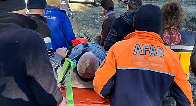 Doğa gezintisinde düşerek ayağı kırılan adamı AFAD kurtardı