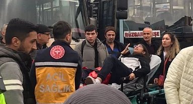 Dolmuş, lise öğrencisine çarptı